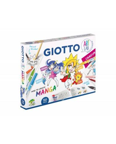 Set creativo giotto art lab manga