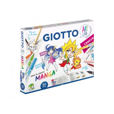 Set creativo giotto art lab manga