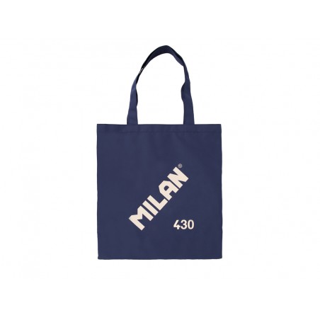 Bolsa con asas milan tote bag serie 1918 color azul marino 380x410 mm