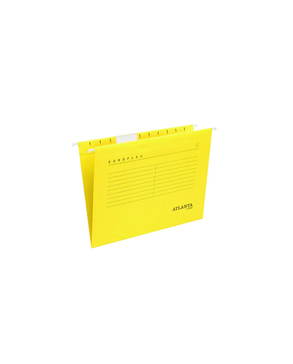 Carpeta colgante tarifold atlanta euroflex din a4 cartulina 100reciclada fsc color amarillo caja de 25