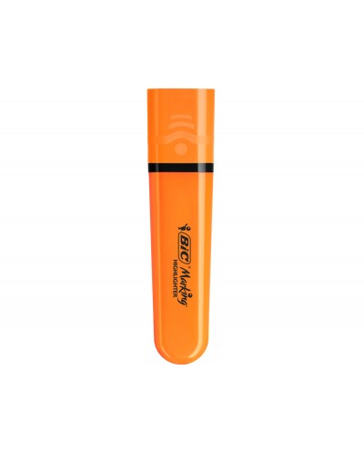 Rotulador bic flat fluorescente naranja neon caja de 12 unidades