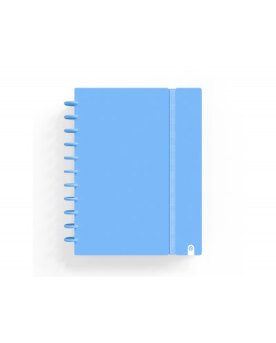 Cuaderno carchivo ingeniox foam a5 80h cuadricula azul pastel