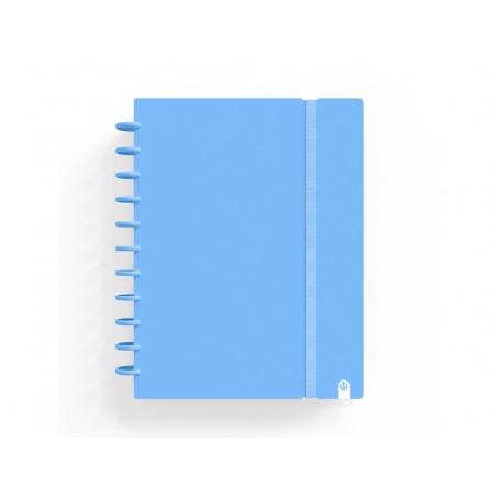 Cuaderno carchivo ingeniox foam a5 80h cuadricula azul pastel