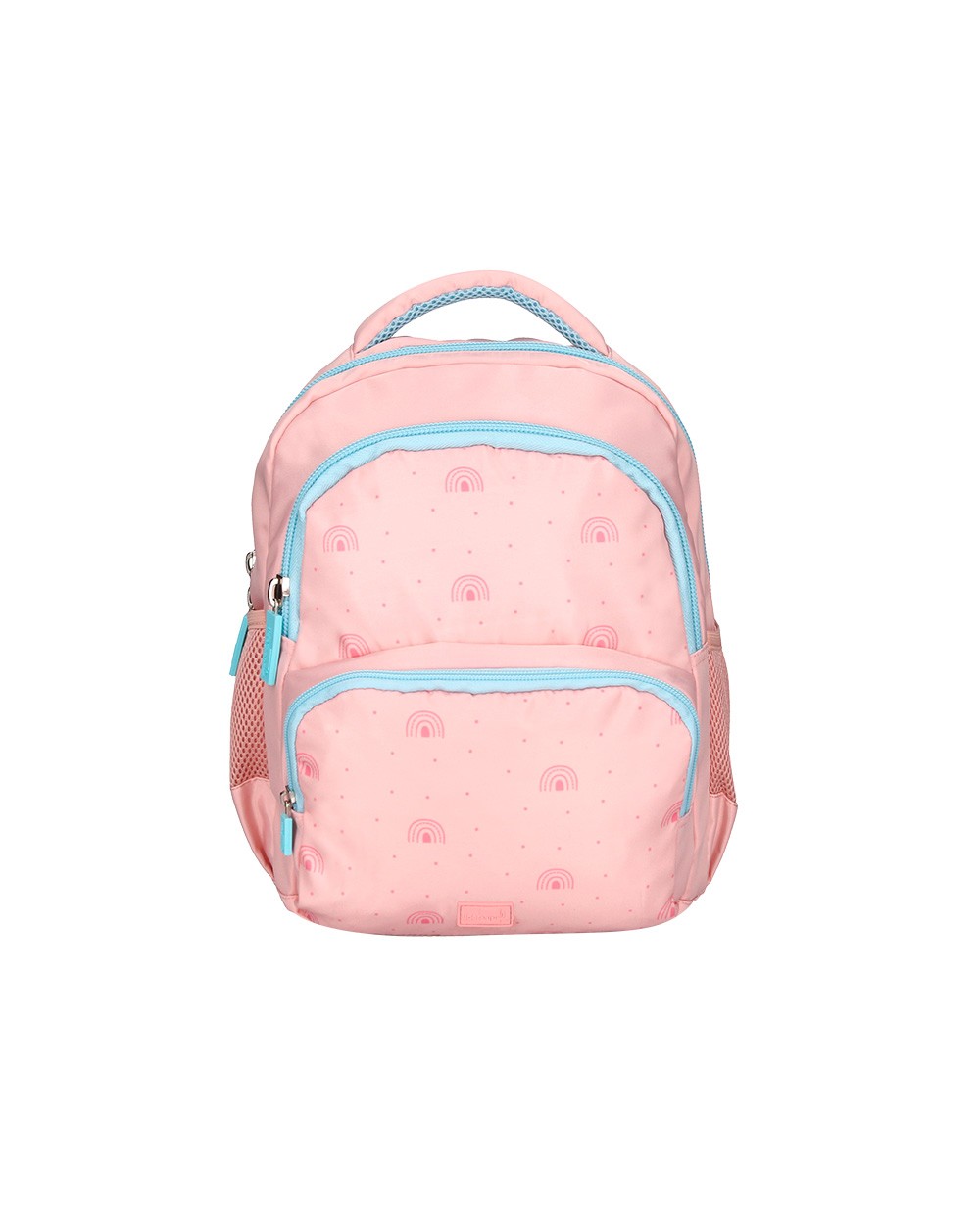 Cartera escolar liderpapel moc hila multibolsillo infantil rainbows rosa 350x110x270 mm