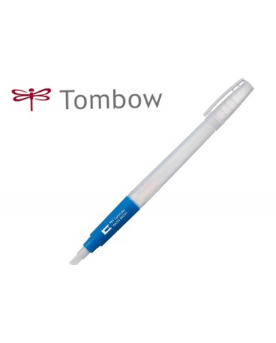 Pincel tombow water brush con deposito rellenable punta fina blister de 1 unidad