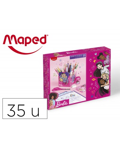 Caja regalo maped barbie 35 piezas