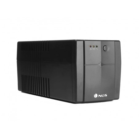 Sai ngs fortress 1500 v2 bateria 1200 va con 4 tomas corriente schuko plug off line ups 720w funcion avr