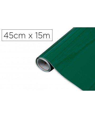 Rollo adhesivo d c fix verde esmeralda ancho 45 cm largo 15 mt