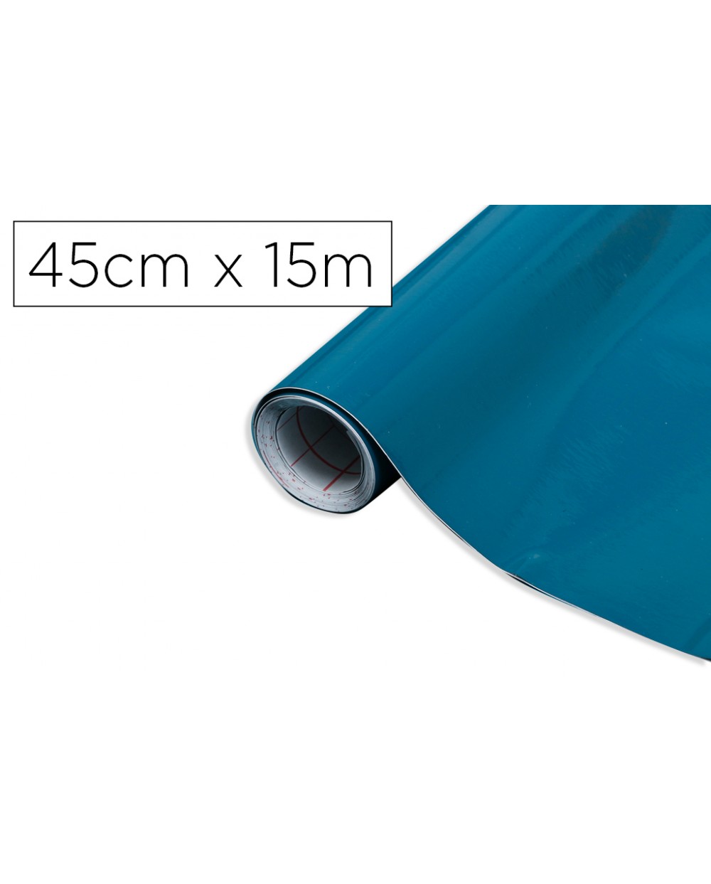 Rollo adhesivo d c fix azul petroleo ancho 45 cm largo 15 mt