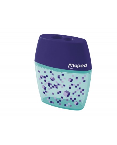 Sacapuntas maped plastico shaker pixel party 2 usos