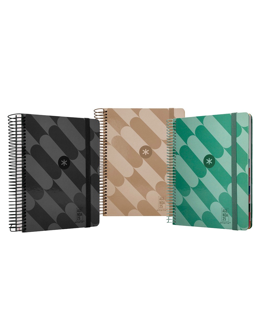 Agenda espiral antartik pattern a5 2025 dia pagina papel 80 gr