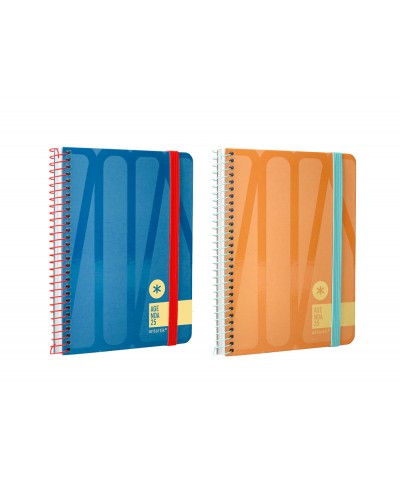 Agenda espiral antartik bold a6 2025 semana vista 2 disenos papel 60 g