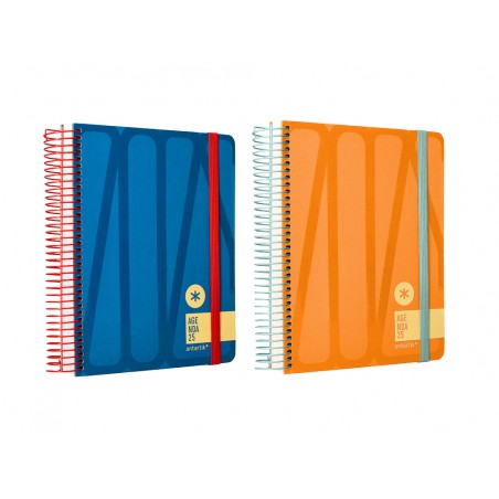 Agenda espiral antartik bold a5 2025 dia pagina papel 80g