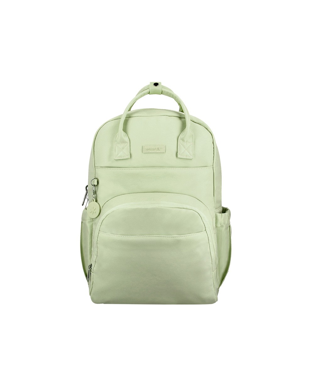 Mochila antartik diseno casual con asa multibolsillo color verde matcha 410x120x290 mm