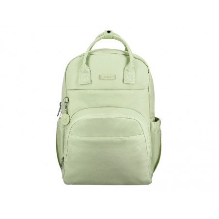 Mochila antartik diseno casual con asa multibolsillo color verde matcha 410x120x290 mm