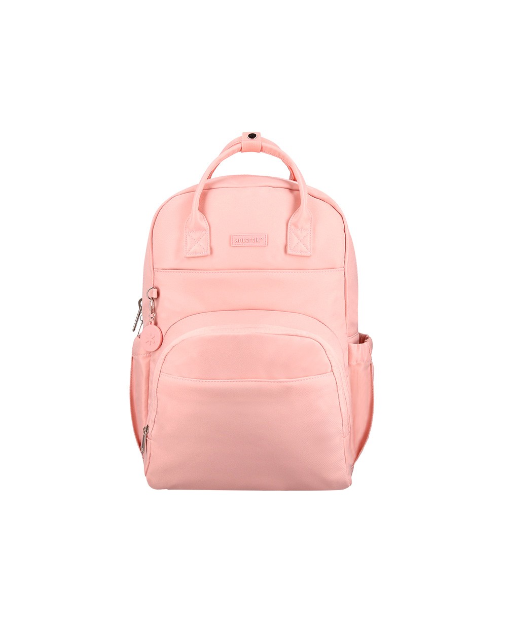 Mochila antartik diseno casual con asa multibolsillo color rosa 410x120x290 mm