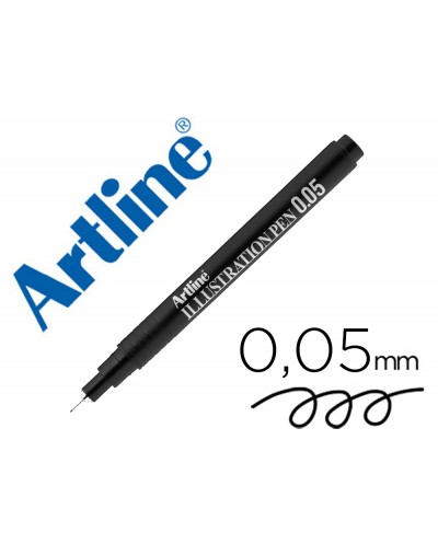 Rotulador artline calibrado micrometrico negro illustration pen ek 2805iln punta poliacetal 005mm