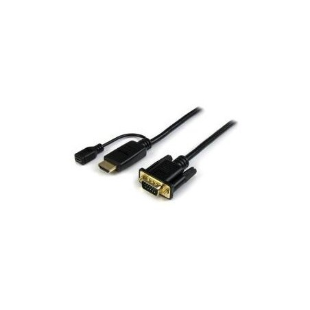 Cables audio video startech cable 1 8m conversor hdmi vga