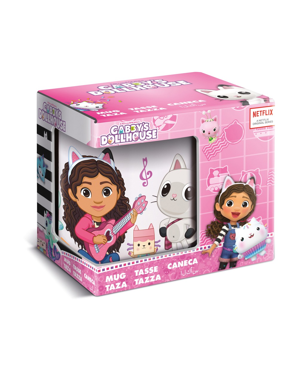 Taza grande safta 325ml gabby s dollhouse party 100x117x87 mm