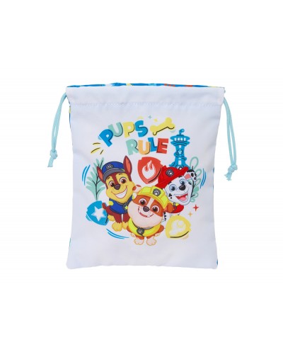 Saquito merienda safta paw patrol pups rule 250x200 mm