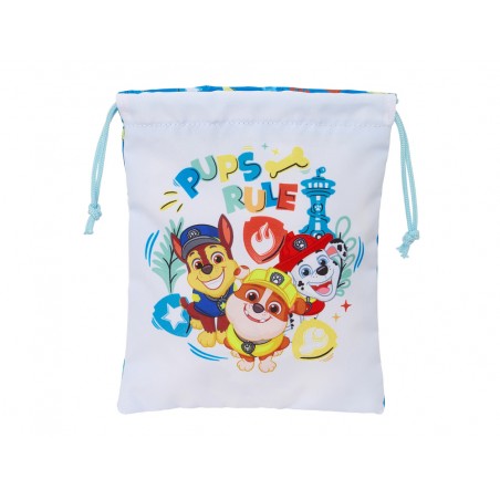 Saquito merienda safta paw patrol pups rule 250x200 mm