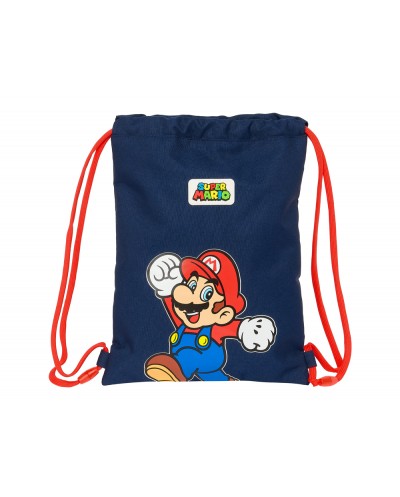 Saco plano safta junior super mario world 340x260x10 mm