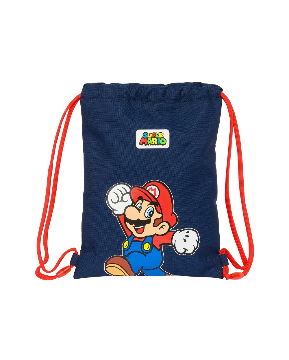 Saco plano safta junior super mario world 340x260x10 mm