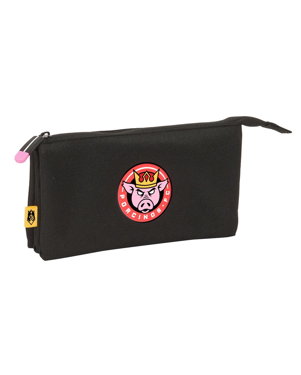 Bolso escolar portatodo safta triple kings league porcinos 120x220x30 mm