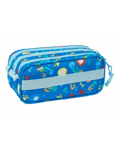 Bolso escolar portatodo safta triple big paw patrol pups rule 100x215x80 mm