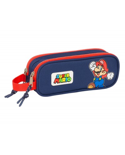 Bolso escolar portatodo safta doble super mario world 80x210x60 mm