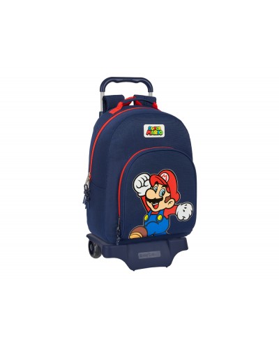 Mochila safta mod 305 con carro 905 super mario world 420x320x150 mm