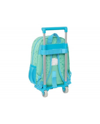 Mochila safta mod 185 con carro 705 stitch aloha 340x260x110 mm