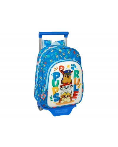 Mochila safta mod 185 con carro 705 paw patrol pups rule 340x260x110 mm