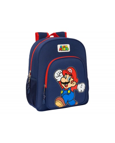 Mochila safta junior adaptable a carro super mario world 380x320x120 mm