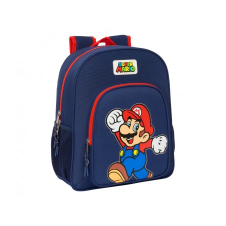 Mochila safta junior adaptable a carro super mario world 380x320x120 mm