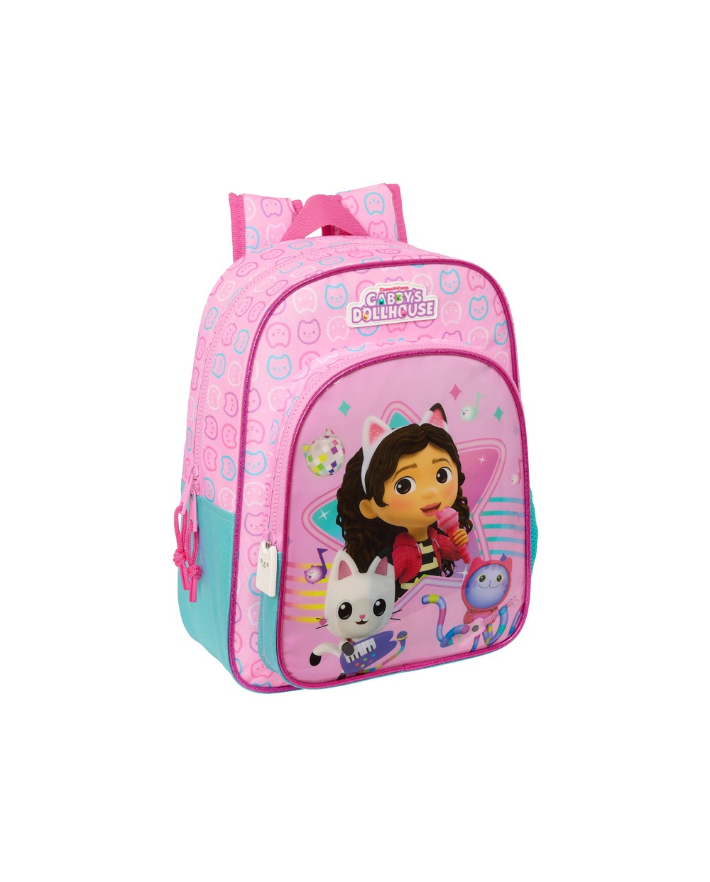 Mochila safta junior adaptable a carro gabby s dollhouse party 380x320x120 mm