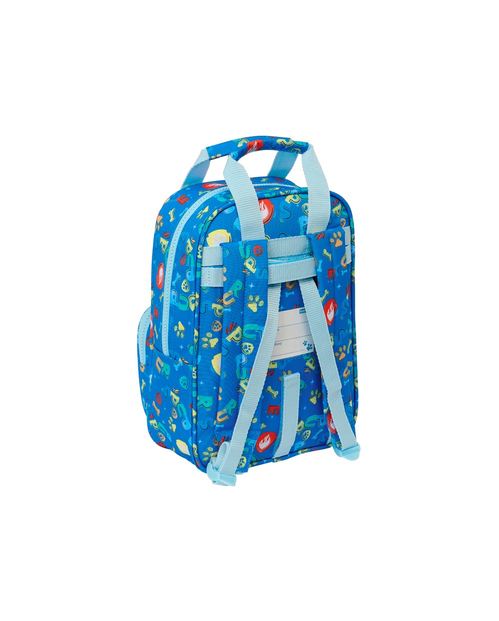 Mochila safta infantil con asas adaptable a carro paw patrol pups rule 280x200x80 mm