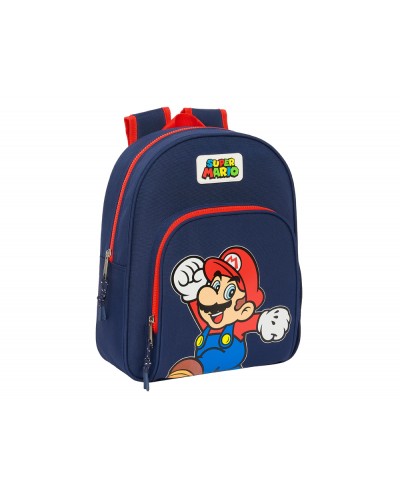 Mochila safta infantil adaptable a carro super mario world 340x280x100 mm