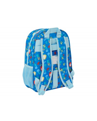 Mochila safta infantil adaptable a carro paw patrol pups rule 340x260x110 mm