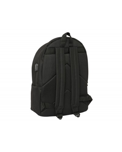 Mochila safta doble para portatil 156 usb kings league school collection 440x310x180 mm