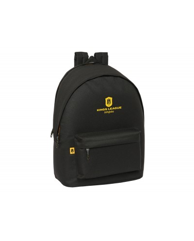 Mochila safta doble para portatil 156 usb kings league school collection 440x310x180 mm