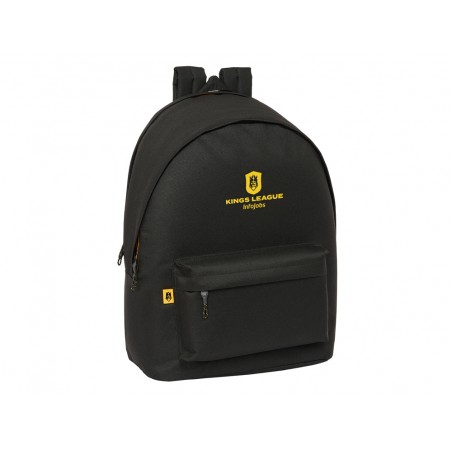 Mochila safta doble para portatil 156 usb kings league school collection 440x310x180 mm
