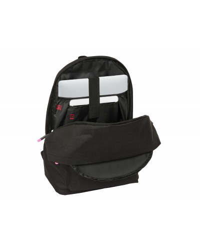 Mochila safta doble para portatil 156 usb kings league porcinos 440x310x180 mm