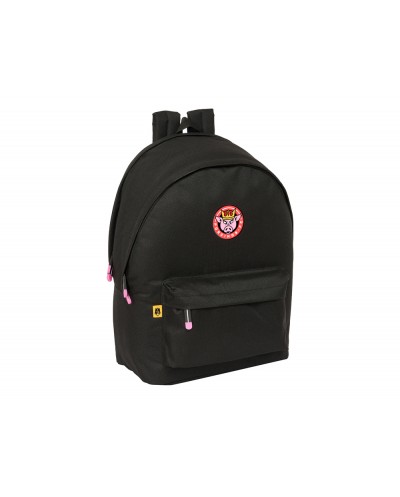 Mochila safta doble para portatil 156 usb kings league porcinos 440x310x180 mm
