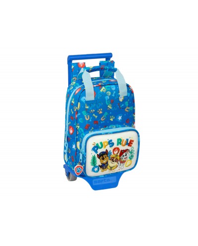 Mochila 765 con carro 805 safta paw patrol pups rule 280x200x80 mm