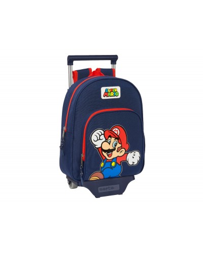 Mochila 609 con carro safta 705 super mario world 340x280x100 mm