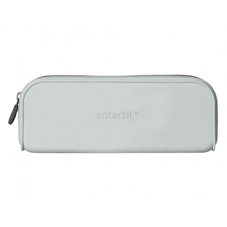 Estuche portatodo antartik prisma silicona soft rectangular 185x50x75 mm gris