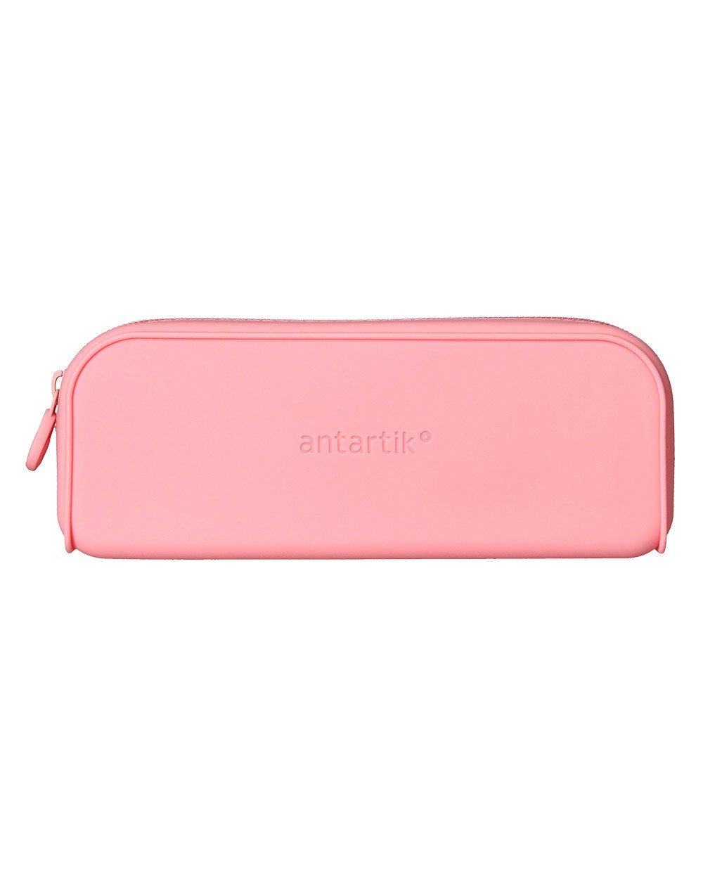 Estuche portatodo antartik prisma silicona soft rectangular 185x50x75 mm rosa chicle