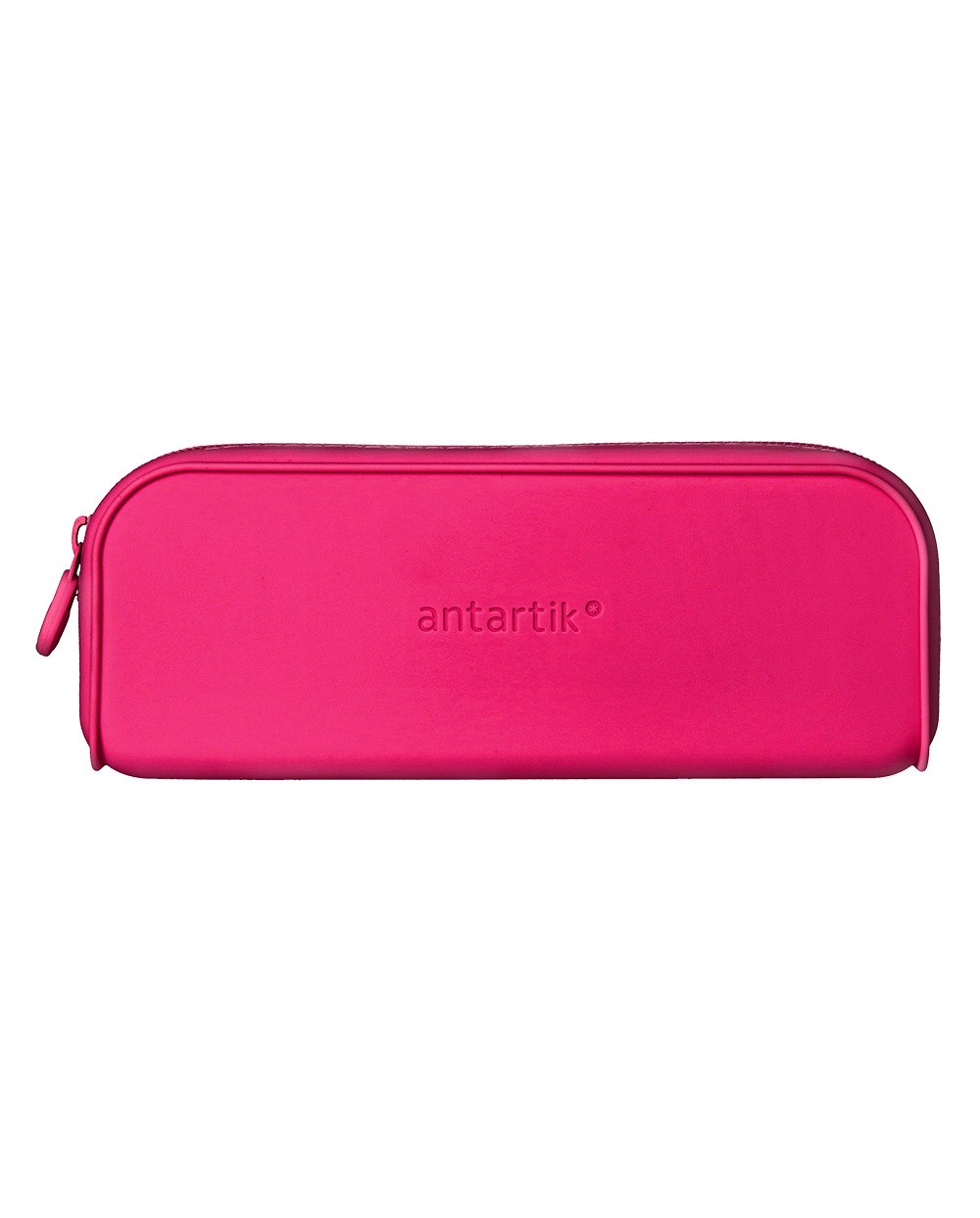 Estuche portatodo antartik prisma silicona soft rectangular 185x50x75 mm rosa fucsia