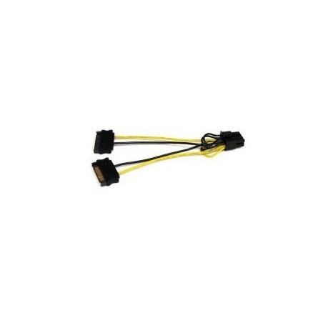 Cables ordenador movilidad startech cable adaptador 15cm alimentacion s